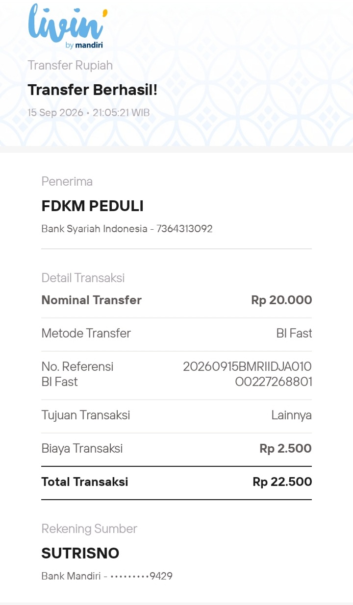 Bukti Sutrisno