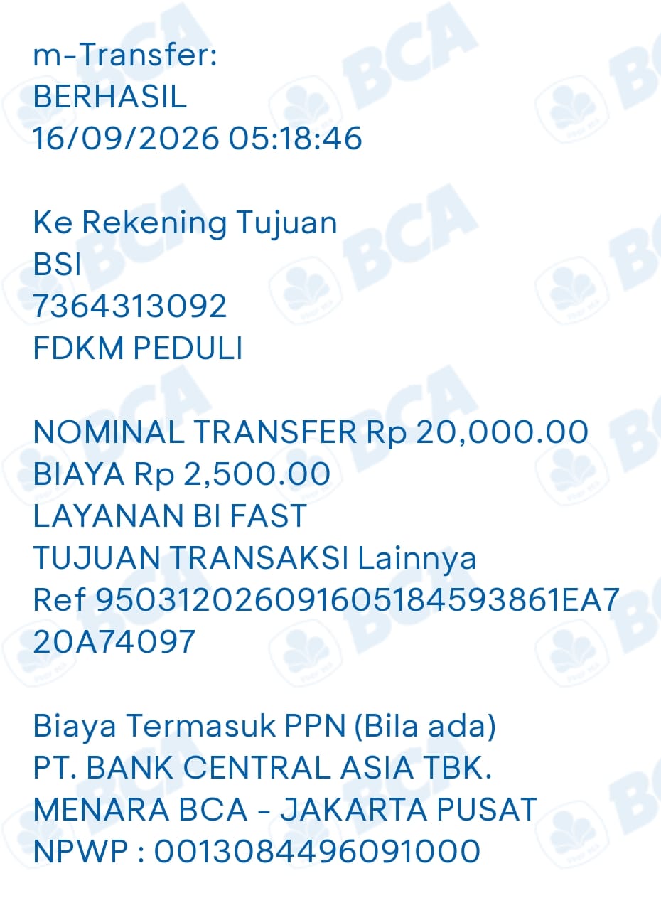 Bukti Isman hidayat